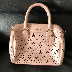 Coach blush satchel